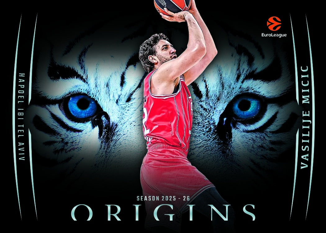 2025-26 Panini Euroleague Origins Basketball Tiger Eyes Vasilije Micic