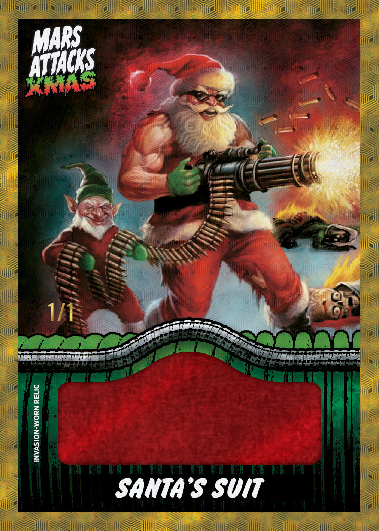 2026 Topps Mars Attacks Xmas Santa's Suit Invasion Worn Relics Card