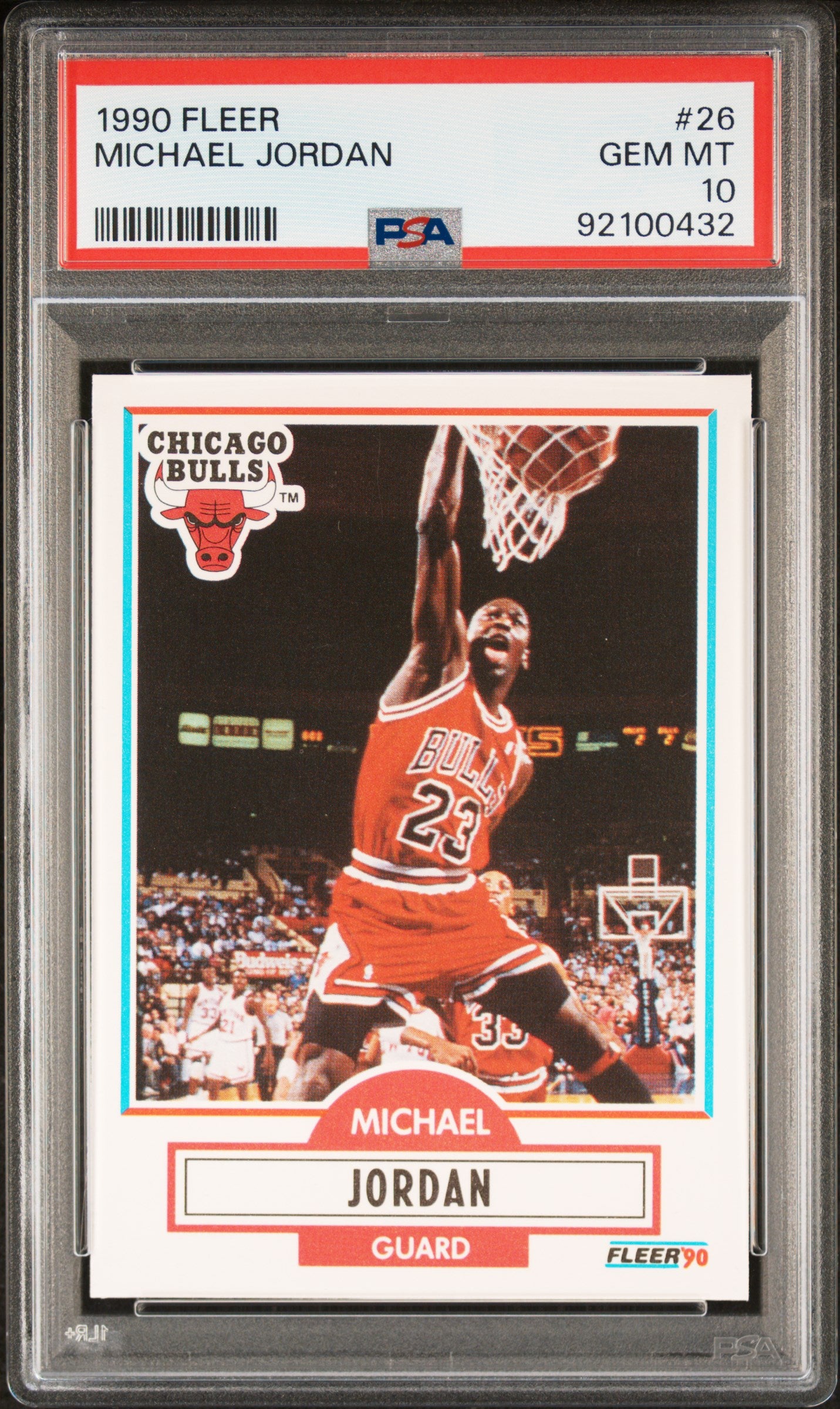 1990 Fleer #26 Michael Jordan PSA 10