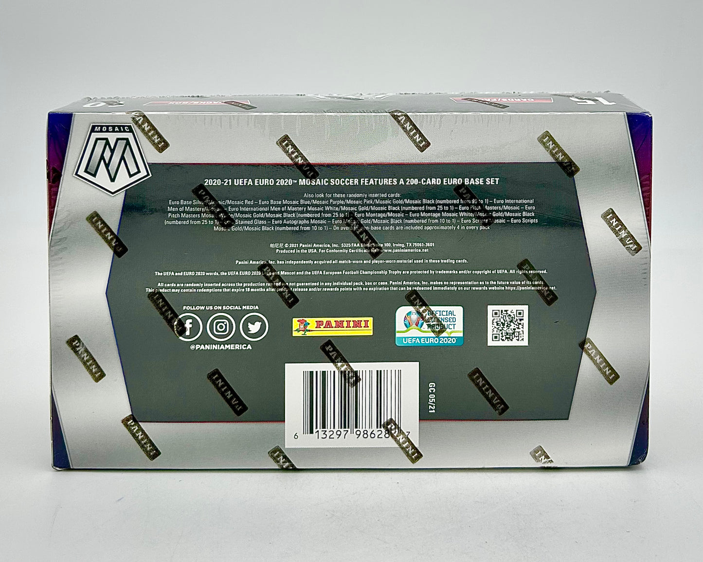 2020-21 Panini Mosaic UEFA Euro Soccer Hobby Box