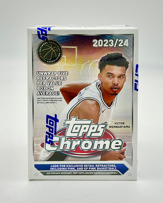 2023-24 Topps Chrome Basketball Value Box