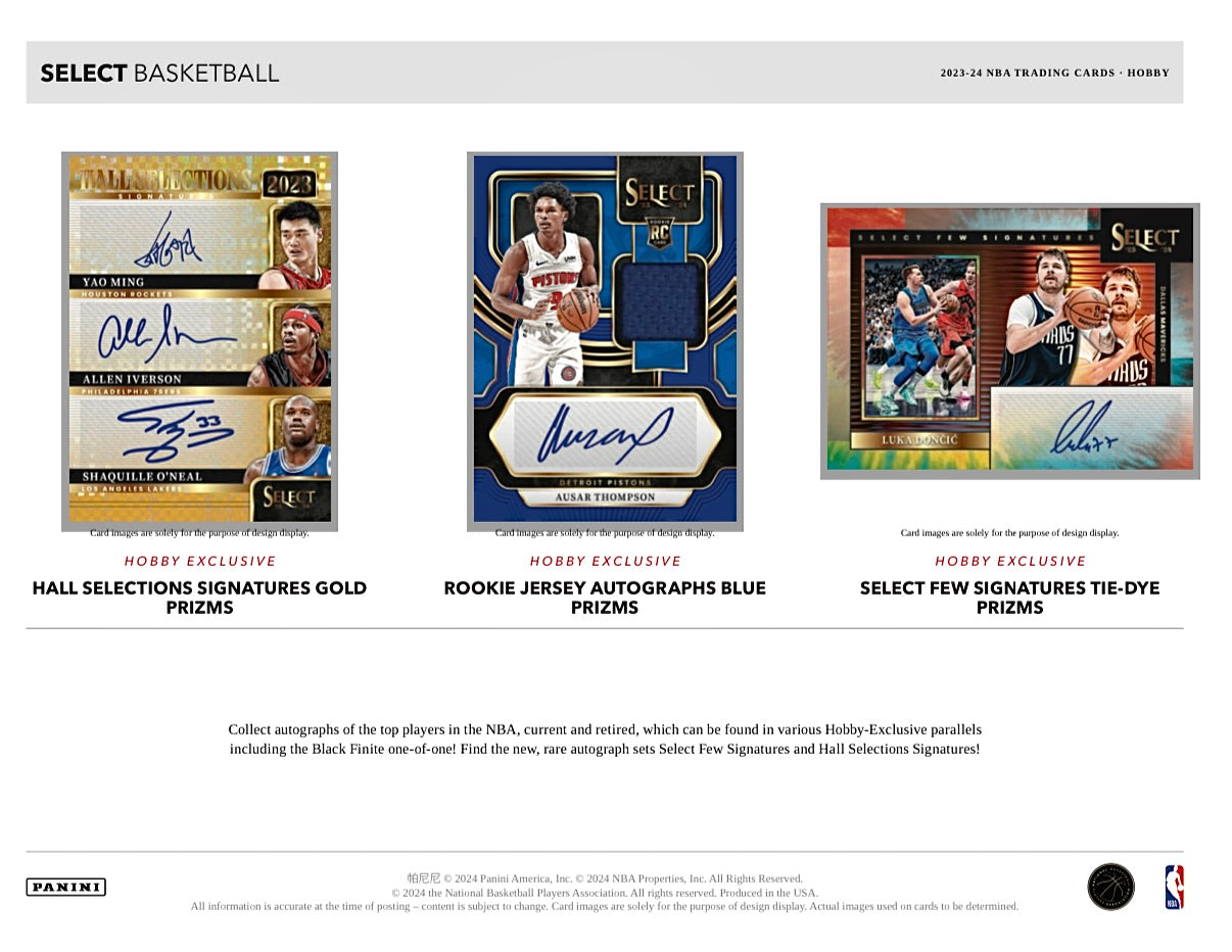 2023-24 Panini Select Basketball Hobby Box