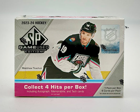 2023-24 Upper Deck SP Game Used Hockey Hobby Box