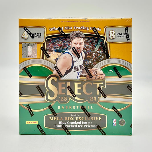 2023-24 Panini Select Basketball Mega Box (Blue Ice Prizms)