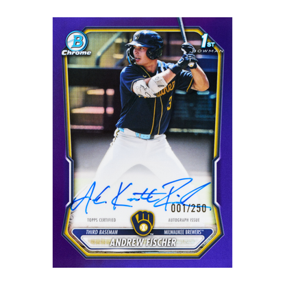 2026 Bowman Baseball Prospect Autograph Andrew Fischer