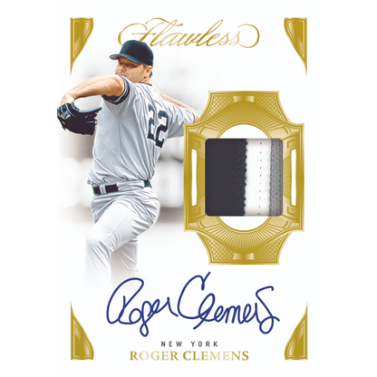 2025 Panini Flawless Baseball Prime Patch Autograph Roger Clemens