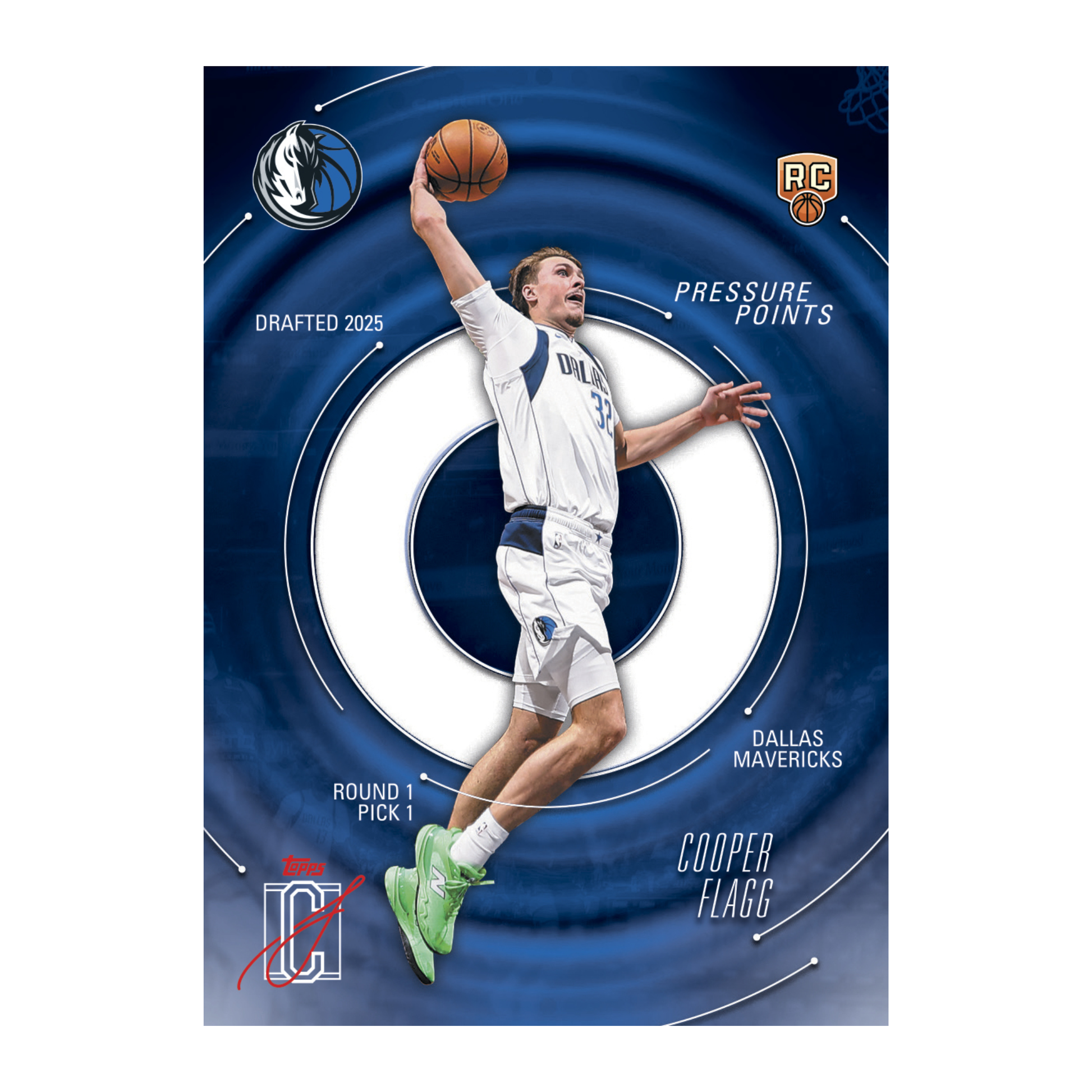 2025-26 Topps Signature Class Basketball Pressure Points Cooper Flagg