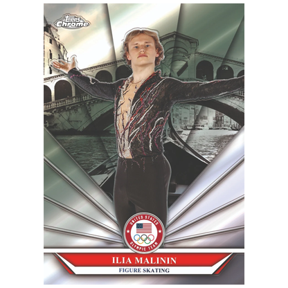 2026 Topps Chrome US Olympic & Paralympic Hopefuls Ilia Malinin