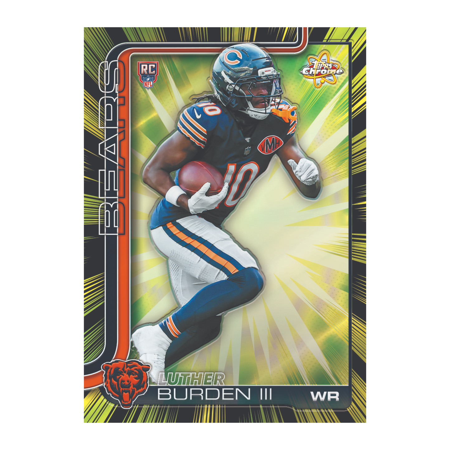 2025 Topps Chrome Football Radiating Rookies Luther Burden III