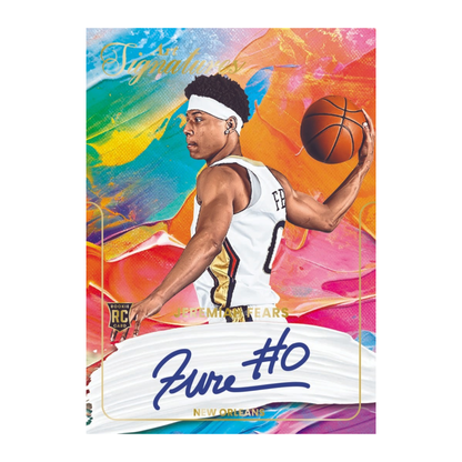 2025-26 Panini Donruss Basketball Art Signatures Jeremiah Fears