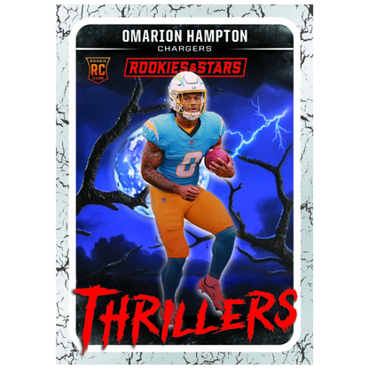 2025 Panini Rookies & Stars Football Thrillers Omarion Hampton