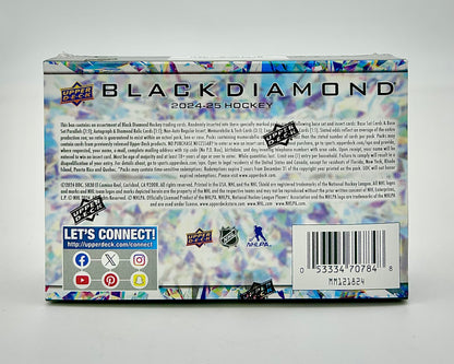 2024-25 Upper Deck Black Diamond Hockey Hobby Box