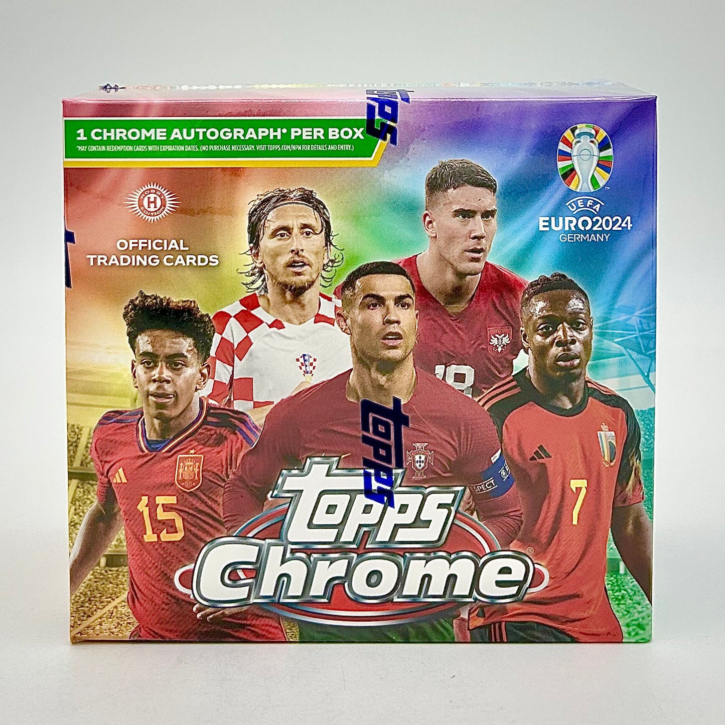 2023-24 Topps Chrome UEFA EURO Soccer Hobby Box