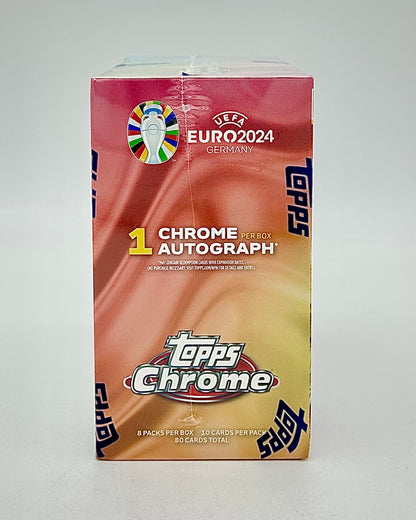 2023-24 Topps Chrome UEFA EURO Soccer Hobby Box