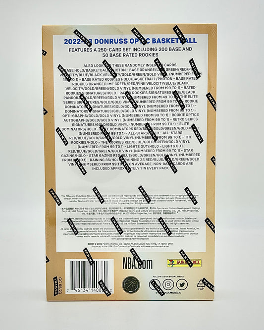 2022-23 Panini Donruss Optic Basketball Hobby Box