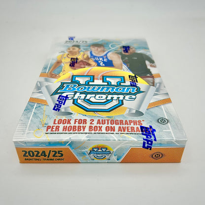 2024-25 Bowman University Chrome Basketball Hobby Box