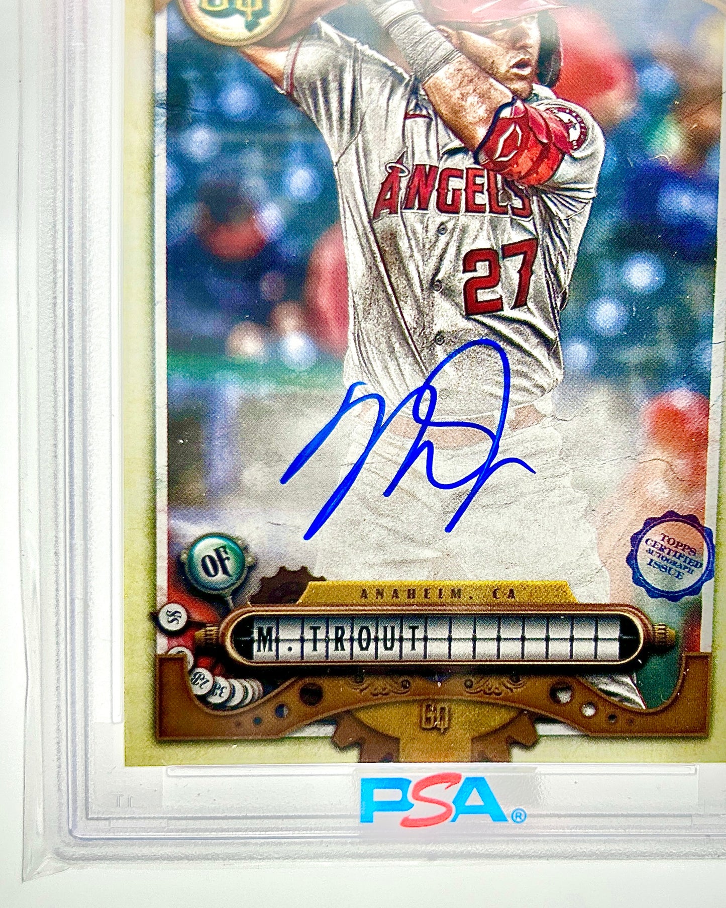 2022 Gypsy Queen Autograph: #MT Mike Trout (PSA 10 / Auto 10)