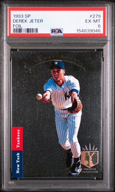 1993 Upper Deck SP Doil #279 Derek Jeter PSA 6 - Front