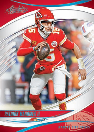 2025 Panini Absolute Football Hobby Mega Teal Patrick Mahomes II