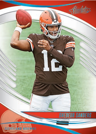 2025 Panini Absolute Football Hobby Mega Teal Sheduer Sanders