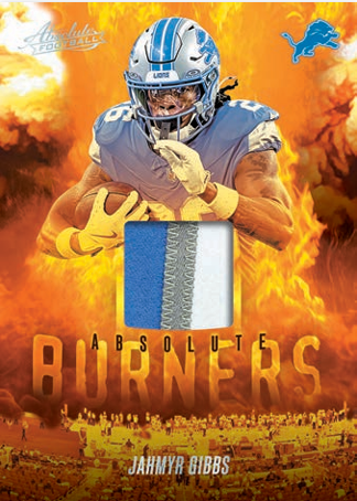 2025 Panini Absolute Football Absolute Burners Jahmyr Gibbs