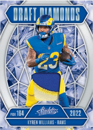2025 Panini Absolute Football Draft Diamonds Jersey Kyren Williams