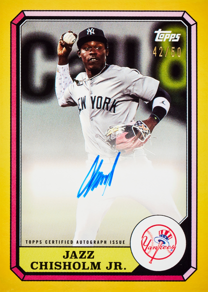 2025 Topps Archives Baseball Autographs Jazz Chisholm Jr.