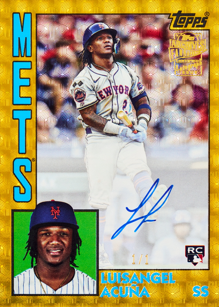 2025 Topps Archives Baseball Autograph Luisangel Acuna