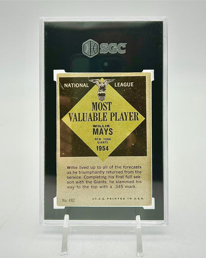 1961 Topps MVP: #482 Willie Mays (SGC 2.5)