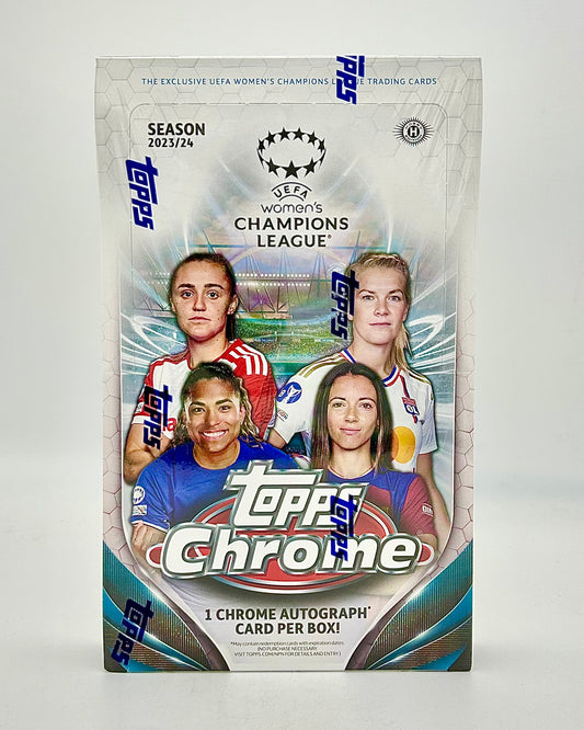 2023-24 Topps Chrome UEFA Women's Champions League Hobby Box