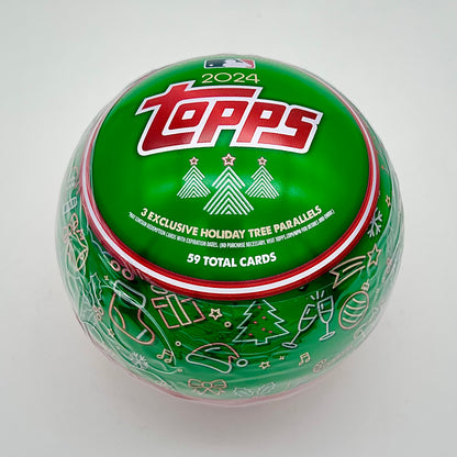 2024 Topps Holiday Baseball Tin