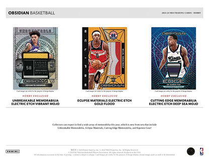 2023-24 Panini Obsidian Basketball Hobby Box
