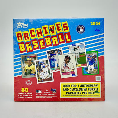 2024 Topps Archives Baseball Collector's Box
