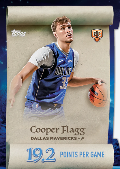 2025-26 Topps Holiday Basketball Making the Nice List Cooper Flagg