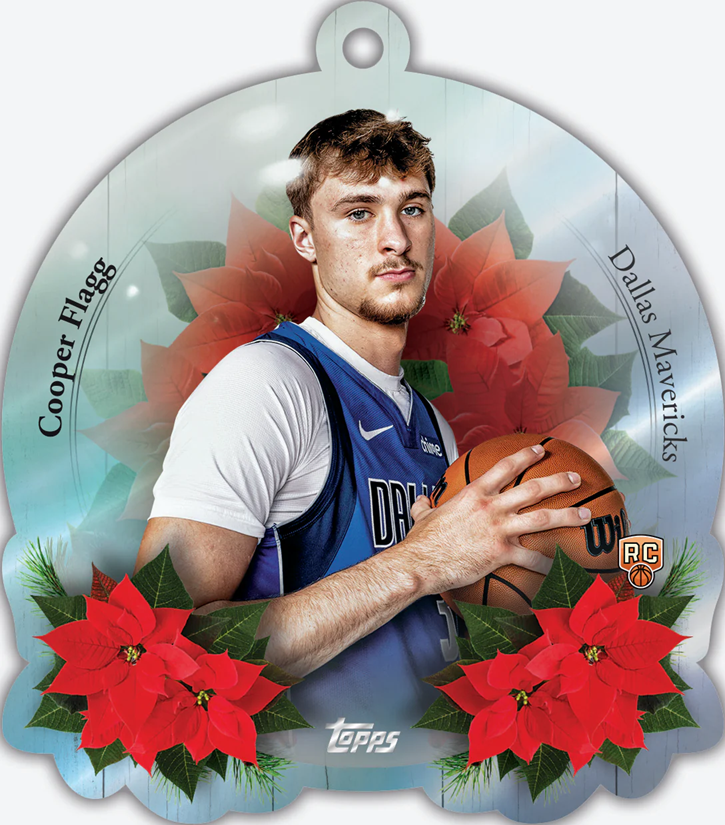 2025-26 Topps Holiday Basketball Cooper Flagg Holiday Ornament