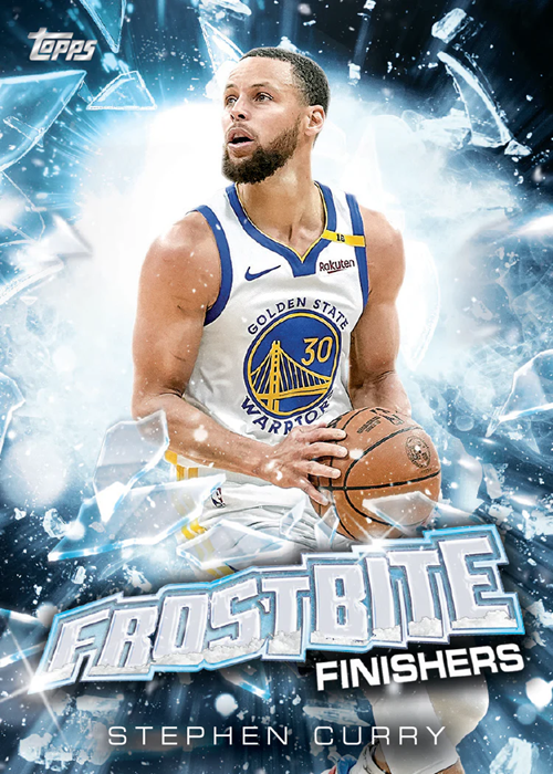 2025-26 Topps Holiday Basketball Frostbite Finishers Stephen Curry