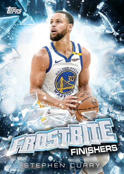2025-26 Topps Holiday Basketball Frostbite Finishers Stephen Curry