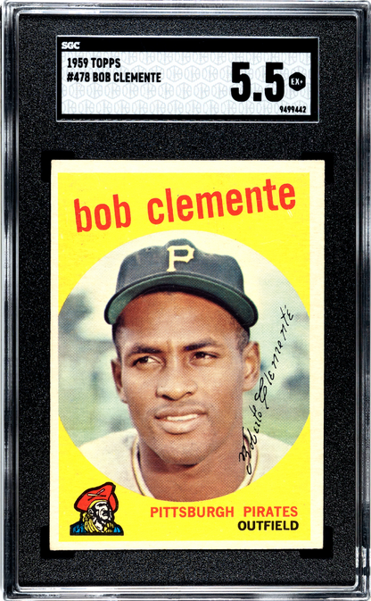 1959 Topps Bob Clemente #478 SGC 5.5