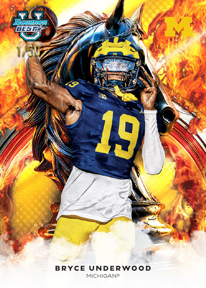 2025 Bowman University Best Football Bryce Underwood