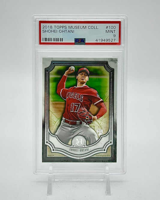 2018 Topps Museum Collection #100 Shohei Ohtani PSA 9