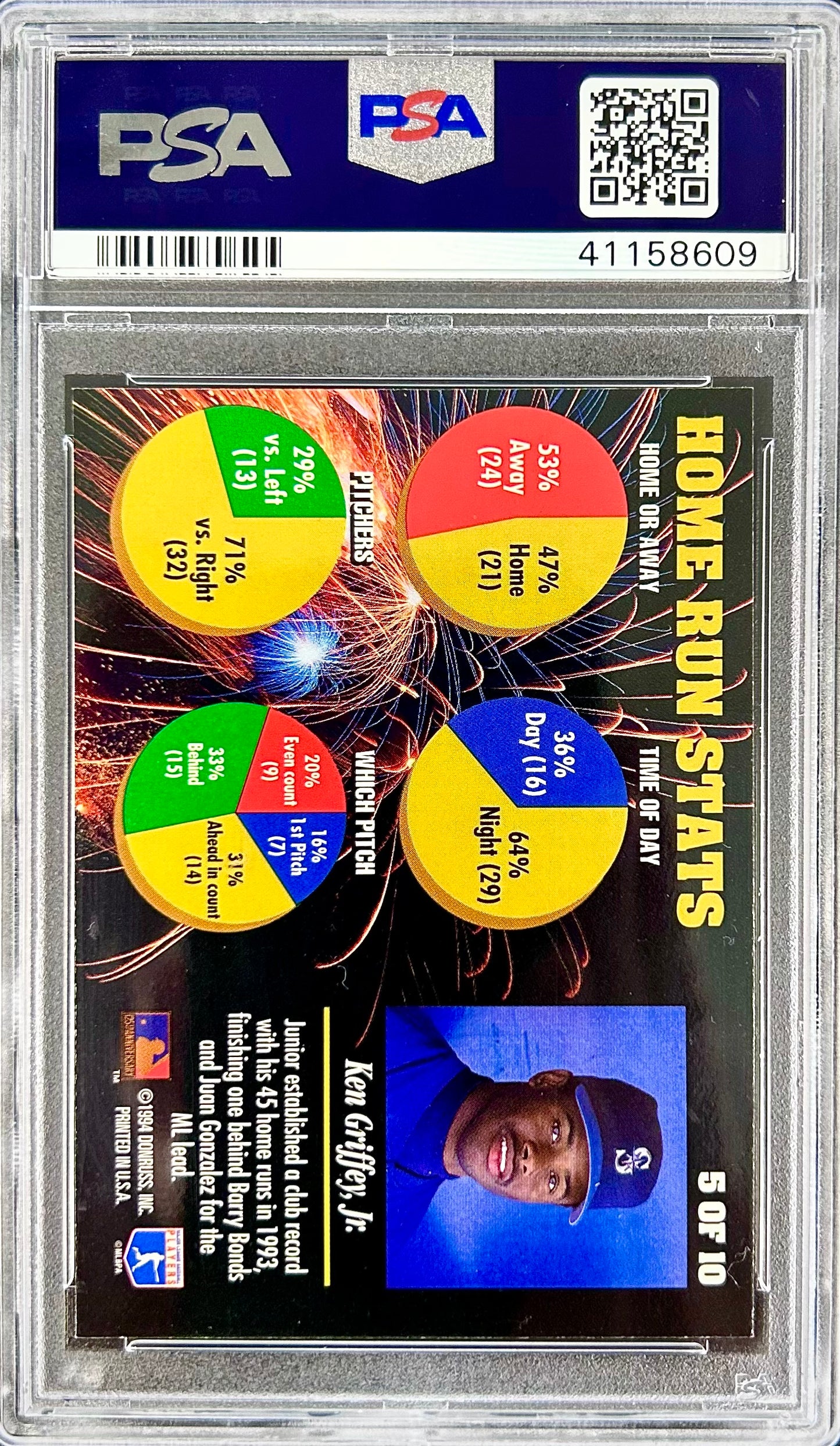 1994 Leaf Power Brokers #5 Ken Griffey Jr. PSA 10