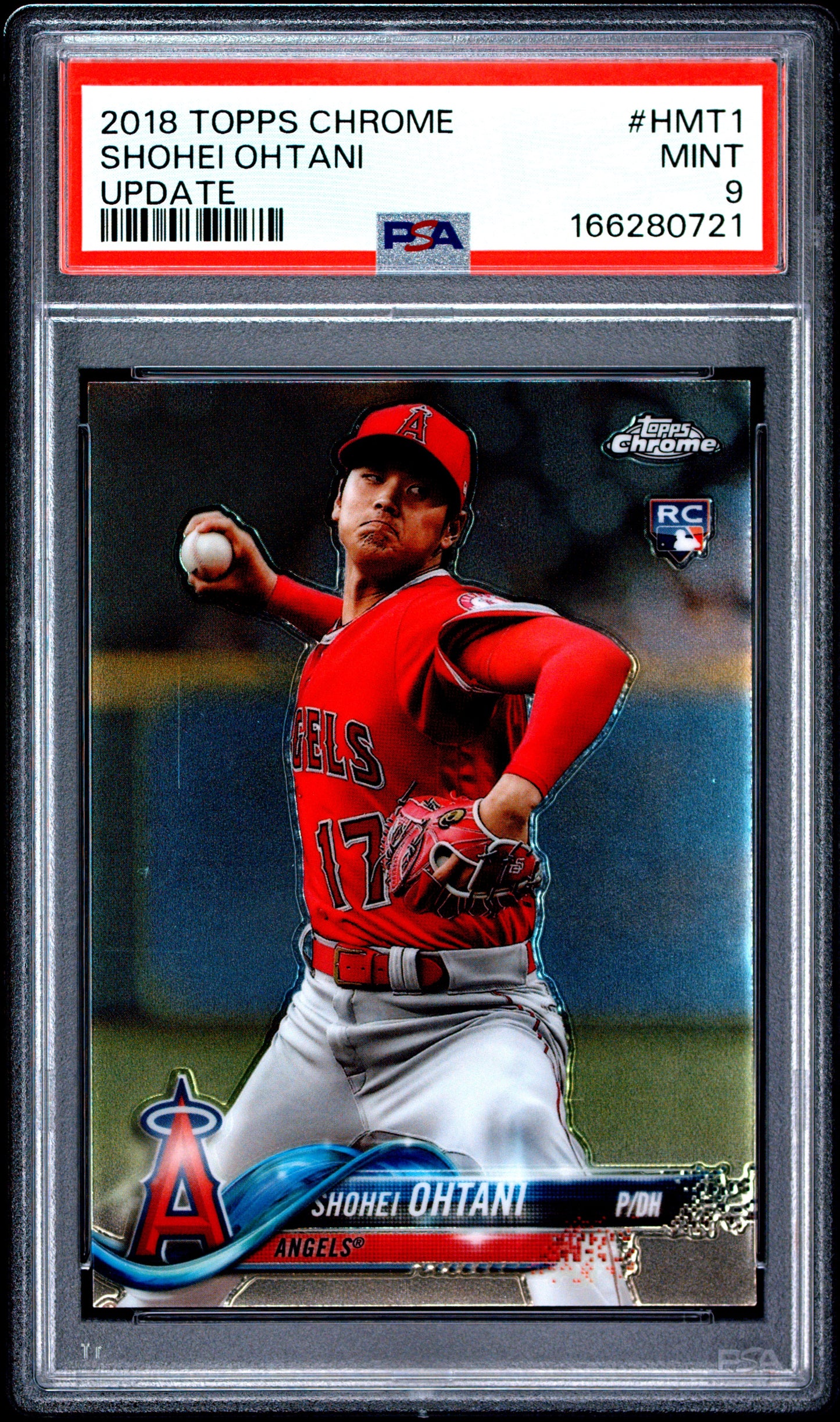 2018 Topps Chrome Update #HMT1 Shohei Ohtani PSA 9