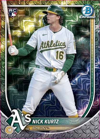2025 Bowman Chrome Baseball Mega Nick Kurtz