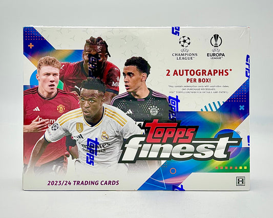 2023-24 Topps Finest UEFA Club Competitions Soccer Hobby Box