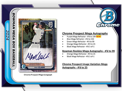 2024 Bowman Baseball Mega Box