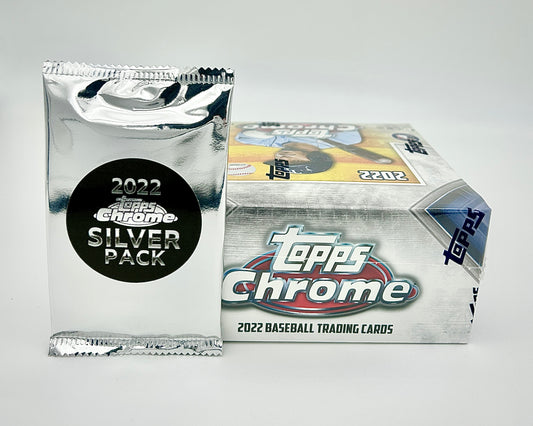 2022 Topps Chrome Baseball Jumbo Hobby Box (with Silver Pack)