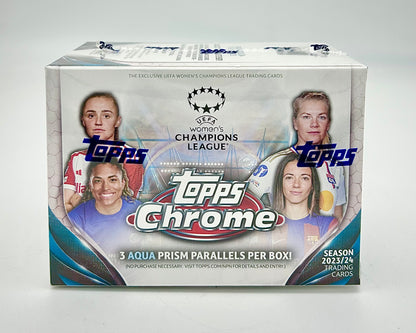 2023-24 Topps Chrome UEFA Women's Champions League Value Box