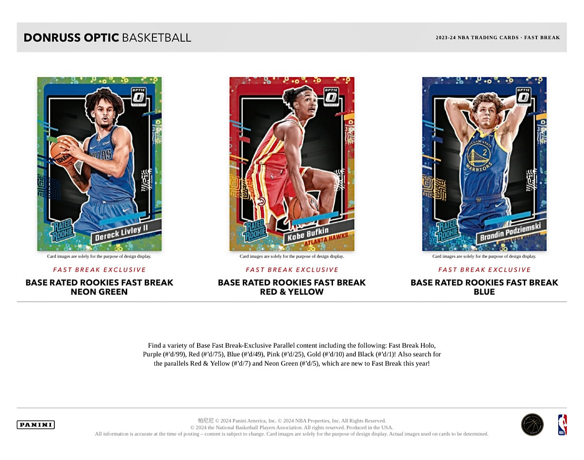 2023-24 Panini Donruss Optic Basketball Fast Break Box