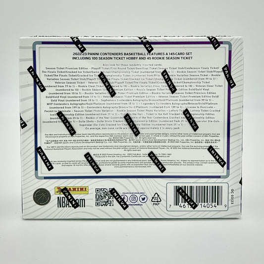 2022-23 Panini Contenders Basketball Hobby Box