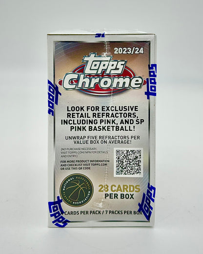 2023-24 Topps Chrome Basketball Value Box